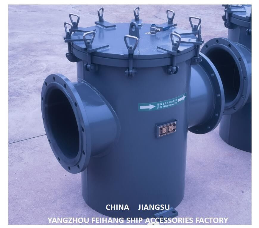 (Rivestito in gomma) Filtro di aspirazione per acqua grossolana AS350 CB/T497-2012 Filtro per acqua marina marina