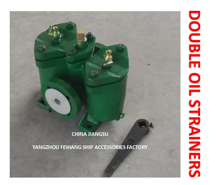 Filtro olio duplex flangiato per applicazioni marine industriali Modello AS20 Cb/T425-94