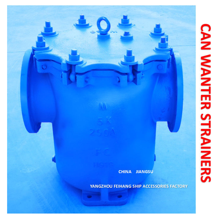 JIS 5k-250a Can Water Strainer Marine Can Water Filters Corpo FC200 Filter Acciaio inossidabile
