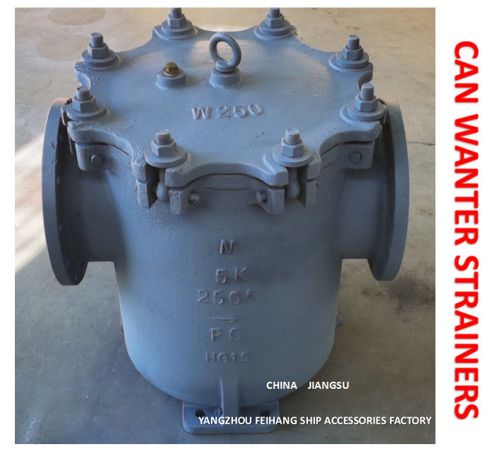 JIS 5k-250a Can Water Strainer Marine Can Water Filters Corpo FC200 Filter Acciaio inossidabile