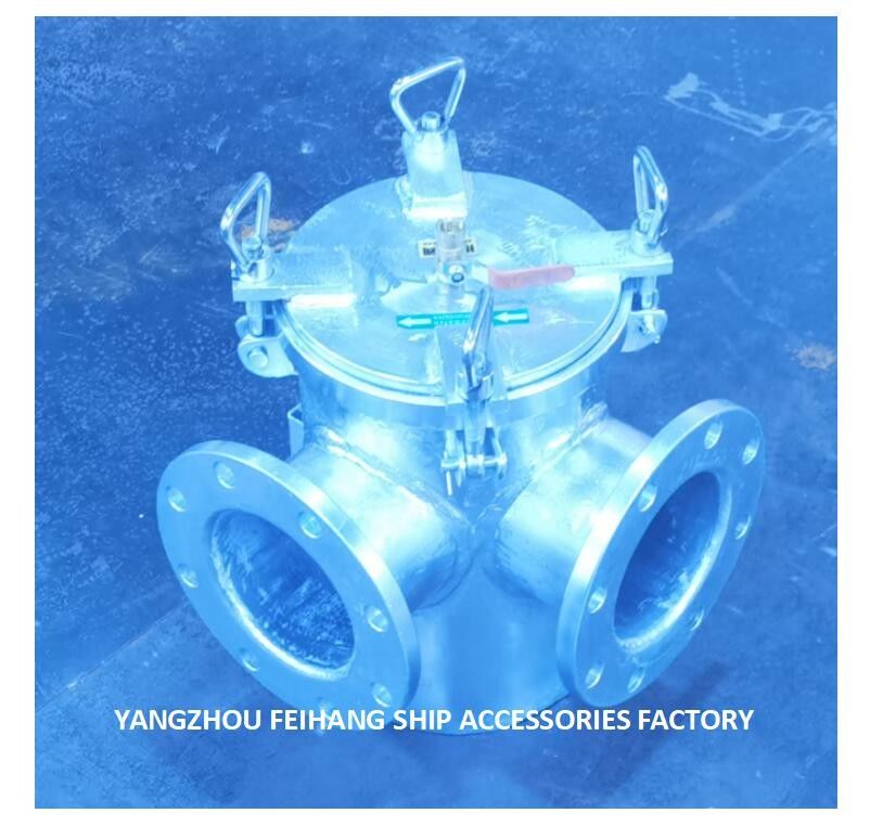 FH-BLS100A CB/T497-94 Marine Right Angle Seawater Filter - filtro da acqua grezzo di aspirazione ad angolo retto
