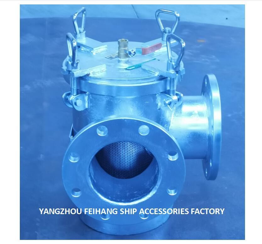 FH-BLS100A CB/T497-94 Marine Right Angle Seawater Filter - filtro da acqua grezzo di aspirazione ad angolo retto