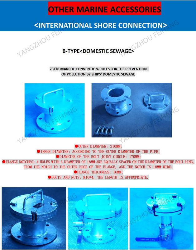 Collegamento alla costa delle acque reflue domestiche BJ10040 CJ/T3657-94, B6040 CJ/T3657-94 Collegamento allo scarico internazionale