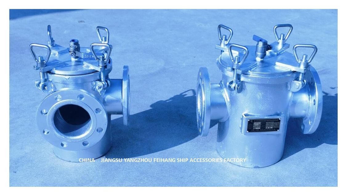 La Caldo-immersione grezza del acciaio al carbonio del corpo del filtro AS100 CB/T497-2012 dall'acqua di mare del filtro da acqua ha galvanizzato la cartuccia di filtro Stainles
