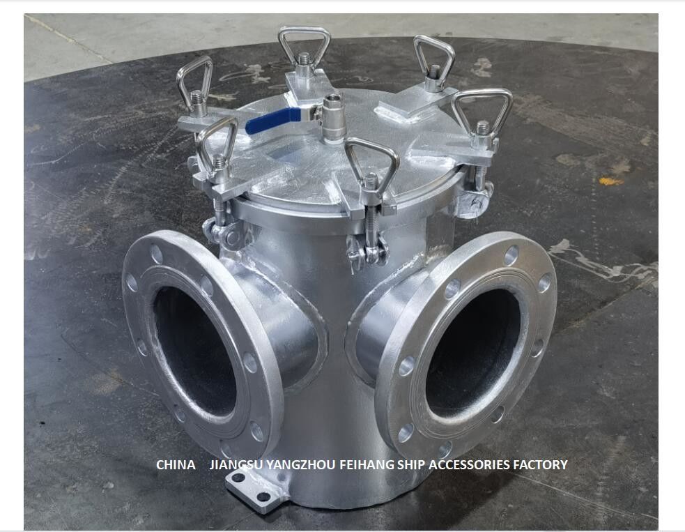 I filtri dell'acqua di mare per la Caldo-immersione principale del acciaio al carbonio del modello BRS150 CBM1061-81 dell'entrata di pompa dell'acqua di mare hanno galvanizzato