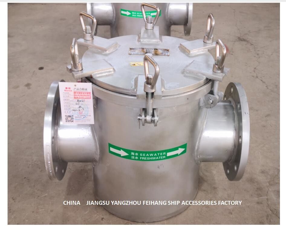 Filtrare di acqua grezzo del sistema di protezione antincendio della zavorra, diritto attraverso il filtro As150 Cb/T497-2012 dall'acqua di mare