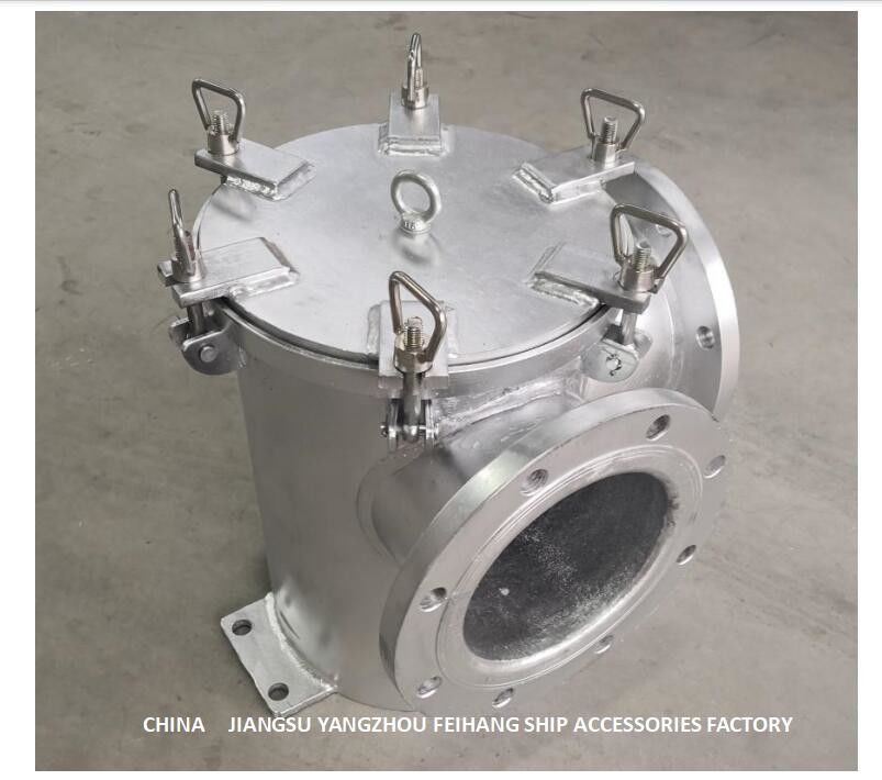 I filtri dell'acqua di mare per la Caldo-immersione principale del acciaio al carbonio del modello BRS150 CBM1061-81 dell'entrata di pompa dell'acqua di mare hanno galvanizzato