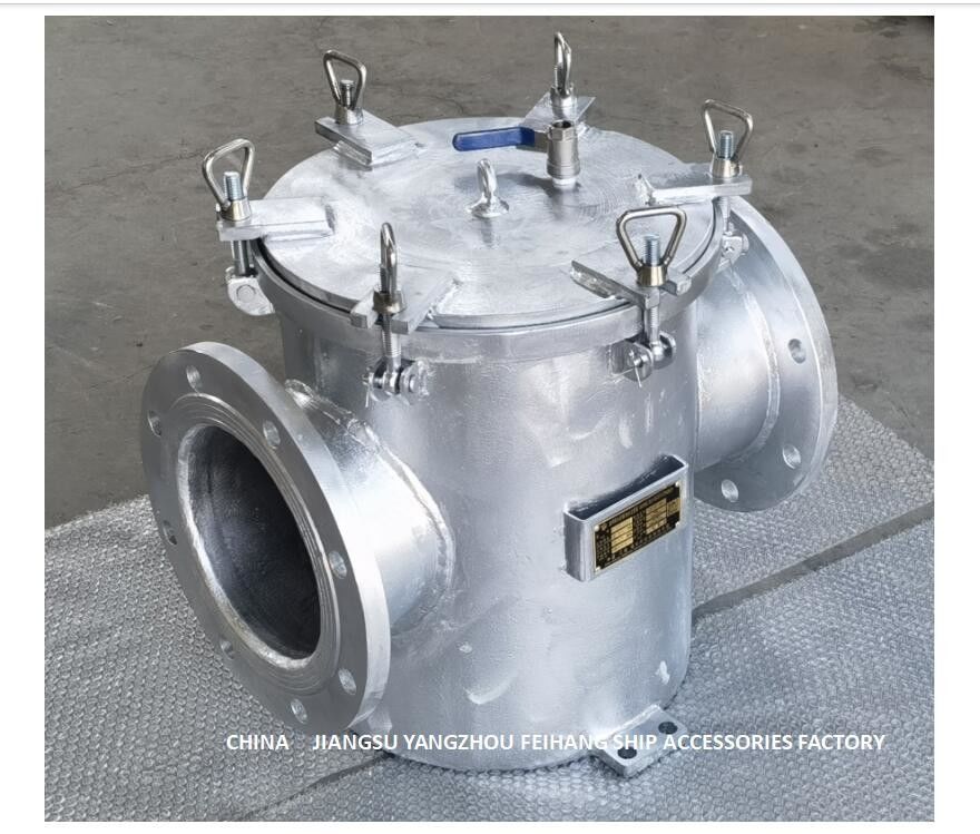 A250 Cb/T497 Inetto principale della pompa dell'acqua di mare Cartuccia di filtro in acciaio galvanizzato di acciaio carbonio