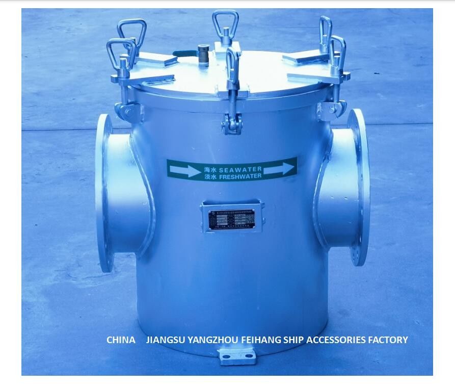 Il tipo diretto filtri del portone sottomarino ad alto livello dell'acqua di mare modella il corpo galvanizzato della immersione calda del acciaio al carbonio di AS250 CB/T497-2012