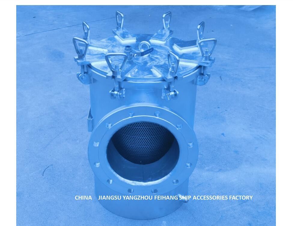 Modello galvanizzato AS250 CB/T497-2012 del filtro dall'acqua di mare di acciaio al carbonio per i filtri sottomarini ad alto livello dell'acqua di mare del portone