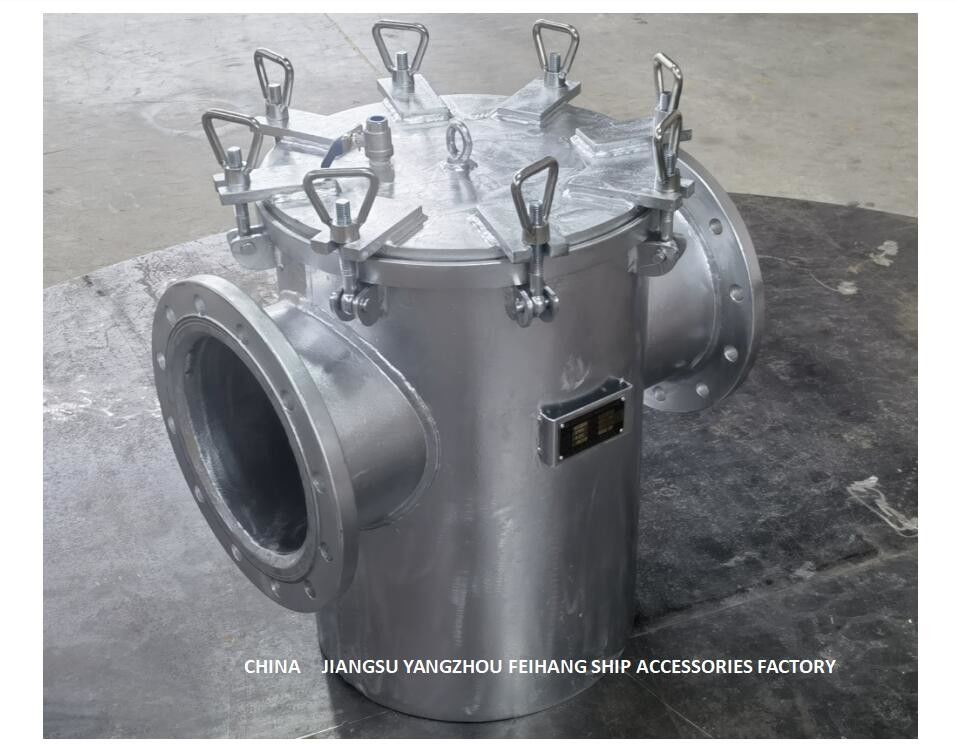 Modello galvanizzato AS250 CB/T497-2012 del filtro dall'acqua di mare di acciaio al carbonio per i filtri sottomarini ad alto livello dell'acqua di mare del portone