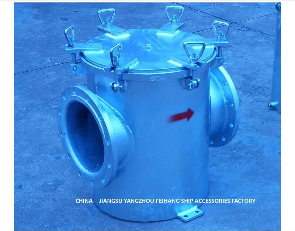 I filtri AS250 Cb/T497 dell'acqua di mare per il acciaio al carbonio di Bilge Fire Pump Inlet Material hanno galvanizzato