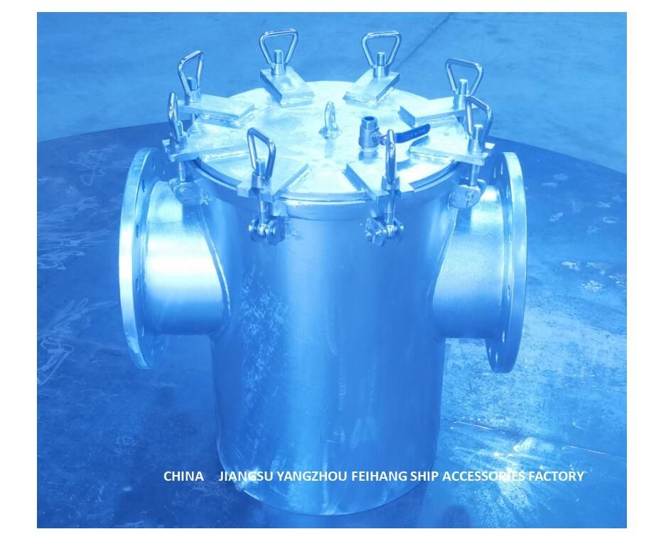 I filtri AS250 Cb/T497 dell'acqua di mare per il acciaio al carbonio di Bilge Fire Pump Inlet Material hanno galvanizzato