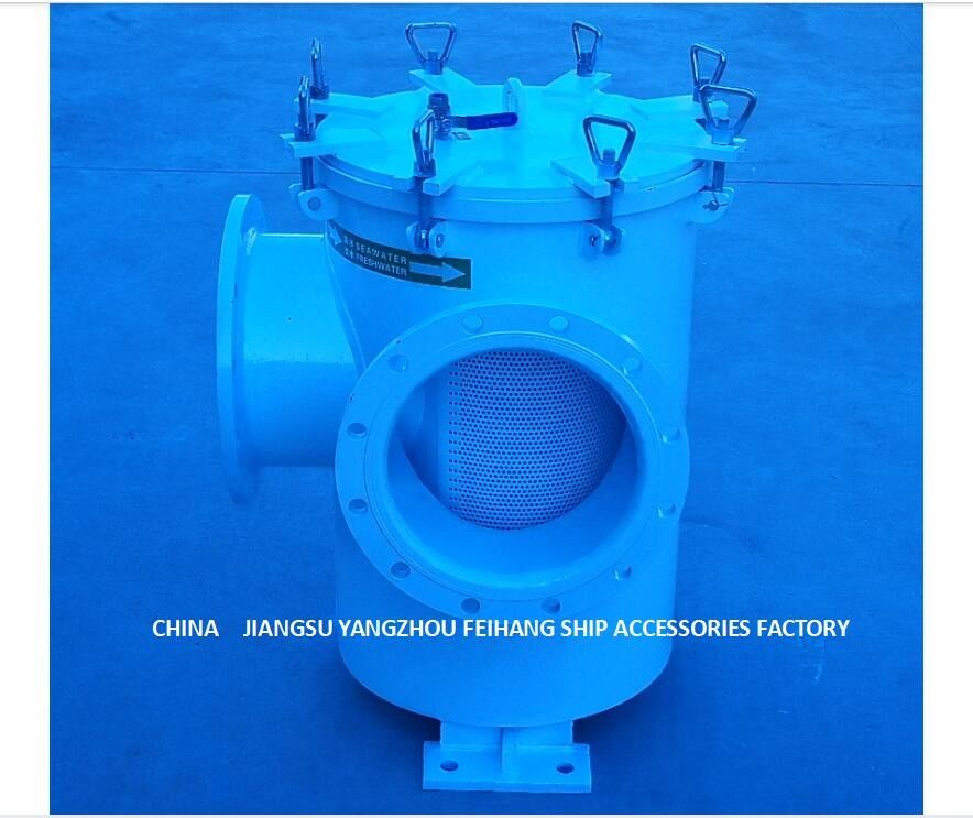 Filtro principale BRS350 Cb/T497-2012 dall'acqua di mare di angolo di Marine Carbon Steel Galvanized Right