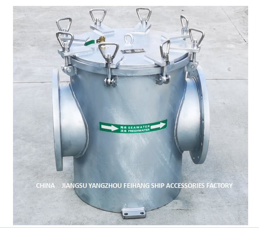 Filtro galvanizzato importato AS350 Cb/T497 dall'acqua di mare di acciaio al carbonio per la pompa dell'acqua di mare del condizionamento d'aria