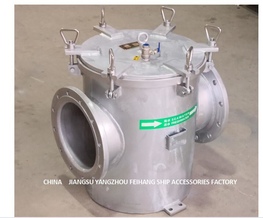 Il acciaio al carbonio ha galvanizzato il acciaio al carbonio del filtrante AS300 CB/T497 dell'acqua di mare ha galvanizzato il filtro da acqua grezzo di aspirazione