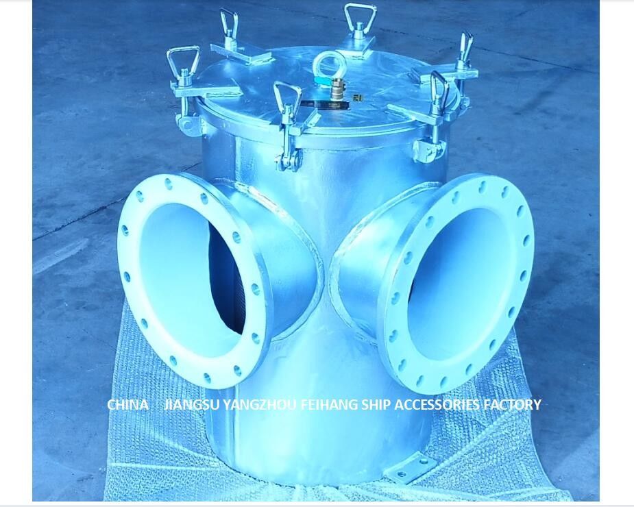 Filtro dall'acqua di mare per l'acciaio inossidabile galvanizzato sottomarino a basso livello BL350 Cb/T497-2012 del cilindro del filtrante di acciaio al carbonio di GateBody