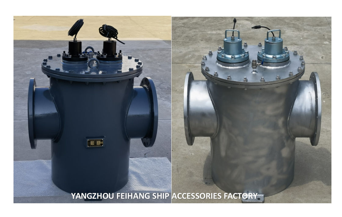 Filtro dall'acqua di mare di Mgps Marine Carbon Steel Galvanized Main per il sistema di desolforazione (rivestimento di gomma interno) As350 Cb497