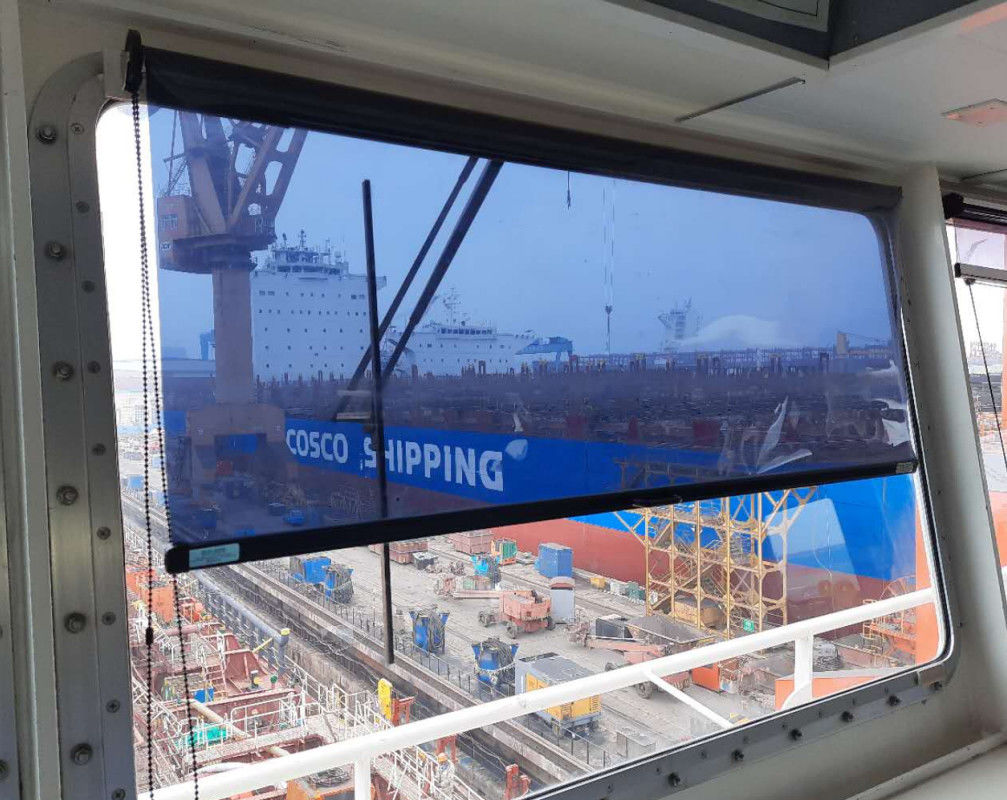 IMPA150721-Solar protegge il tipo Marine Cockpit Sunshade Roller Blinds - schermi girevoli del rullo della primavera del parasole della primavera della cabina di pilotaggio