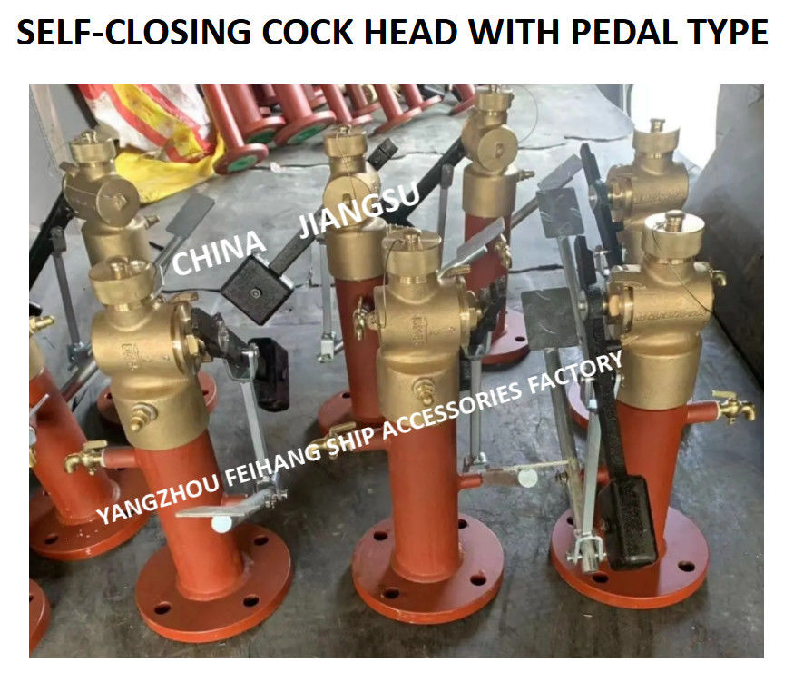 Testa dichiusura del gallo con il tipo FH-DN40 Cb/T3778-99 del pedale