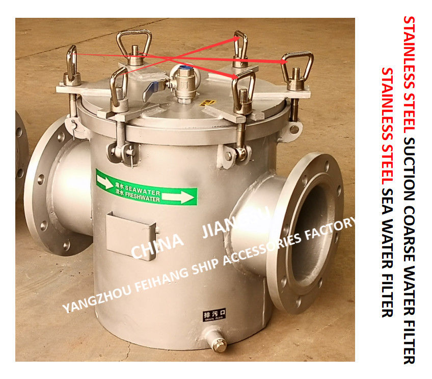 I filtri dell'acqua di mare di acciaio inossidabile per la pompa idraulica fresca quotidiana hanno importato Modelas 150 Cb/T497-2012