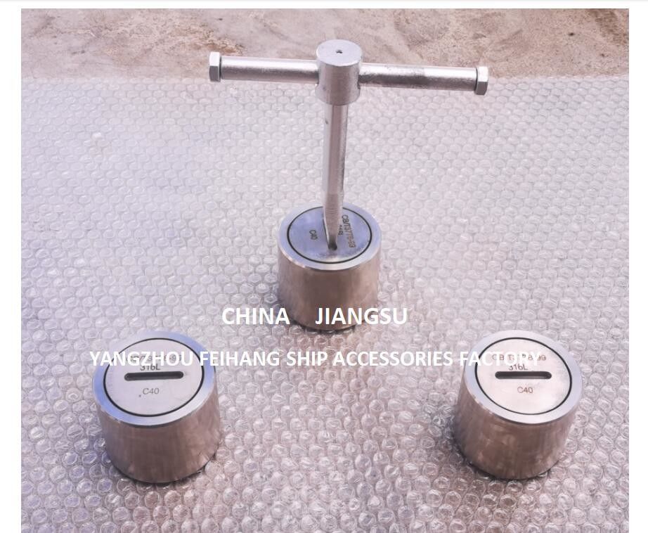 Collegamento di sonorizzazione del serbatoio di zavorra con anello O, testa di sonorizzazione in acciaio inossidabile modello C40 Cb/T3778-99