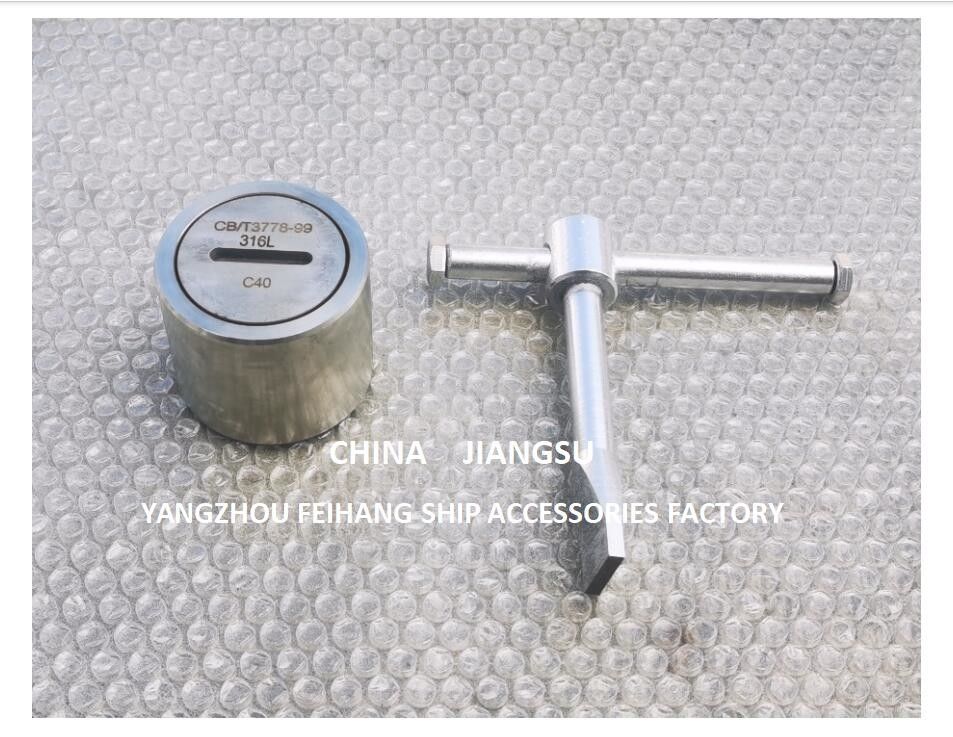 Collegamento di sonorizzazione del serbatoio di zavorra con anello O, testa di sonorizzazione in acciaio inossidabile modello C40 Cb/T3778-99