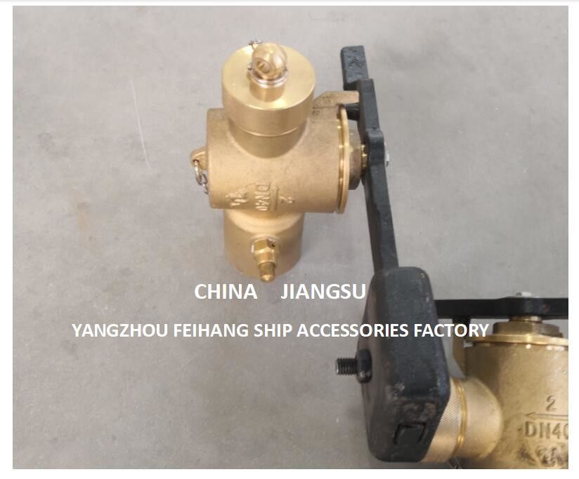 Dati tecnici della valvola di chiusura automatica Dn40 Cb/T3778-99 Materiale bronzo con contrappeso