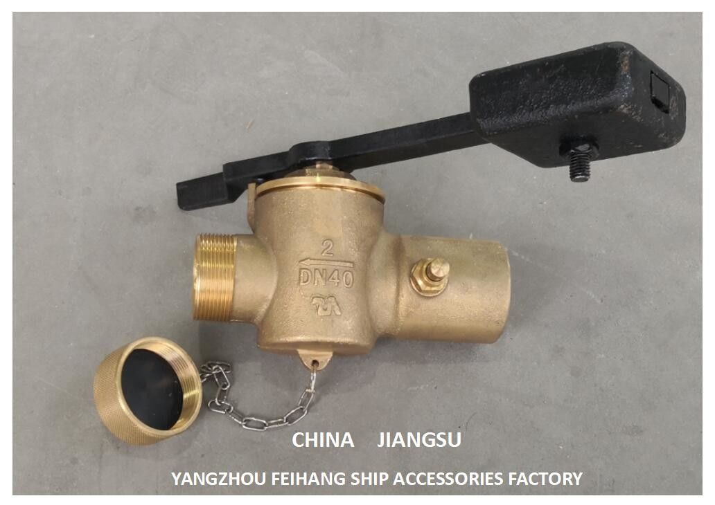 Dati tecnici della valvola di chiusura automatica Dn40 Cb/T3778-99 Materiale bronzo con contrappeso