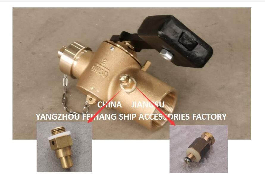Dn6, Valvola di ventilazione auto-chiusura a molla per sonorizzazione Valvole auto-chiusure Materiale Filtro di forma di connessione in bronzo / ottone