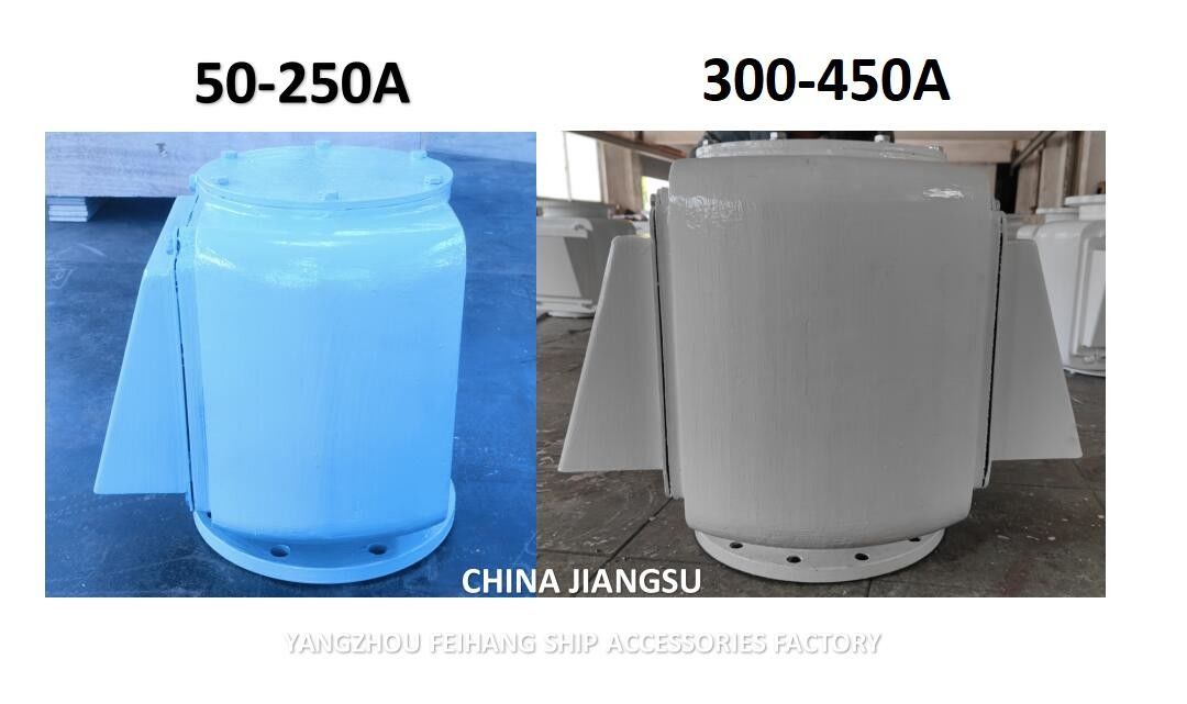 Testa di ventilazione per serbatoi di zavorra per acqua di tipo M4 Modello FKM-200 Testa di ventilazione in ghisa Dimensione DN250