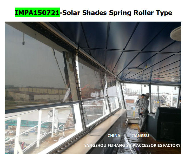 Facile da usare Ombre solari Tipo di rullo di molla Ombre solari marine Roller blinds