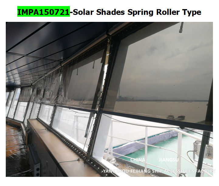 Alte capacità di riproduzione Ombre solari di tipo a rullo di molla Ombre solari marine Roller blinds