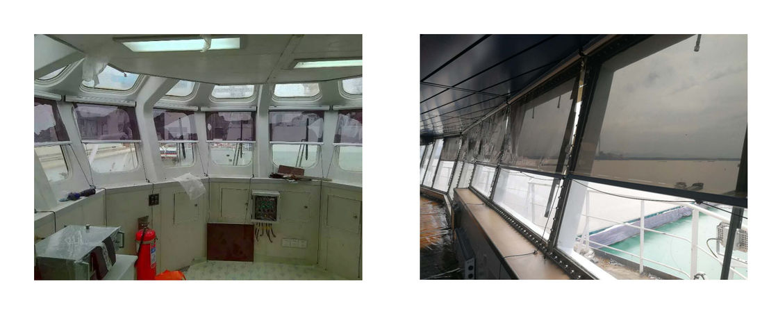 Alte capacità di riproduzione Ombre solari di tipo a rullo di molla Ombre solari marine Roller blinds