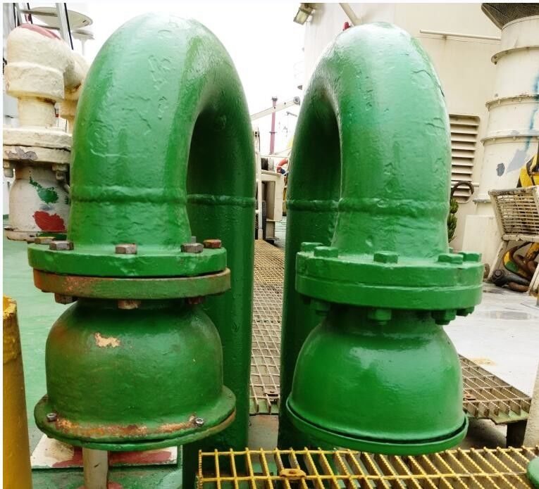 Con testa di scarico dell'aria Gooseneck Bend Head-Gooseneck Type Air Vent Cap-Air Pipe Head