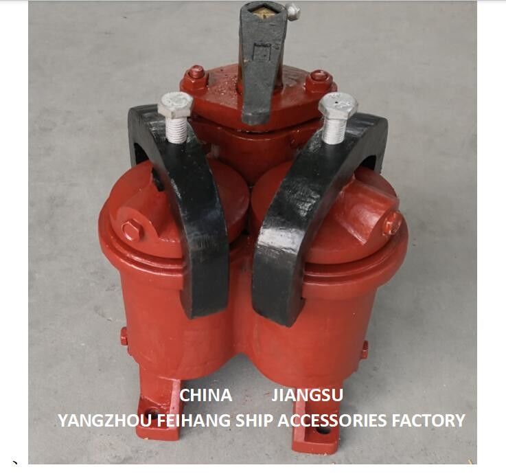 DIPLEX OIL STRAINER ((U-TYPE) JIS 5K-25-100A e piccolo DIPLEX OIL STRAINER ((U-TYPE)