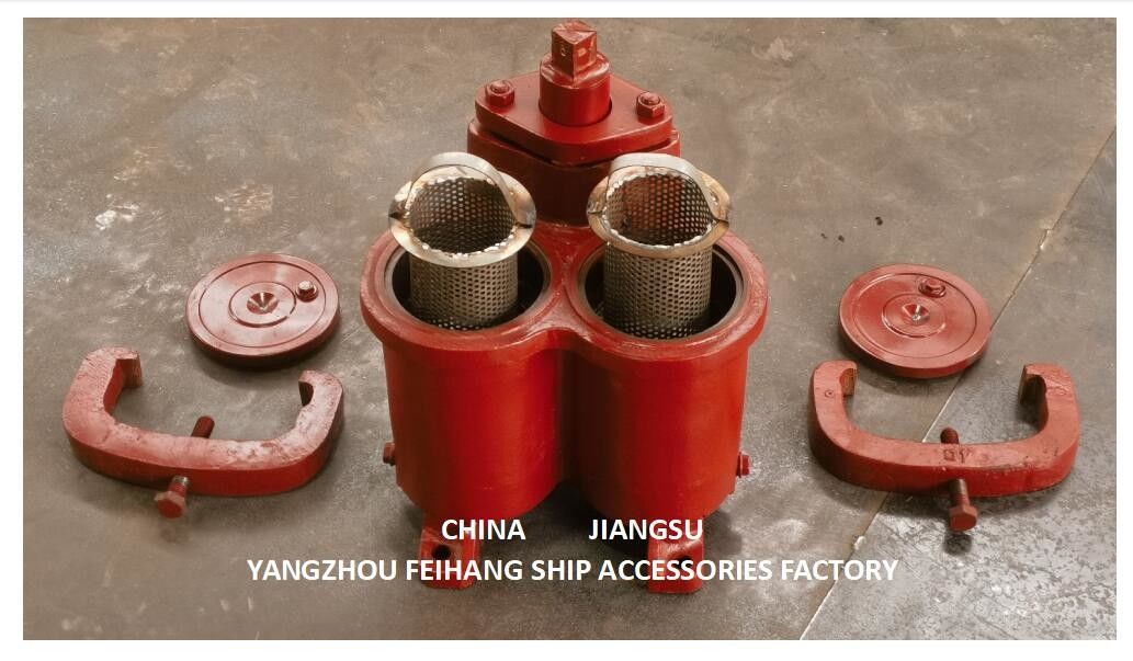 DIPLEX OIL STRAINER ((U-TYPE) JIS 5K-25-100A e piccolo DIPLEX OIL STRAINER ((U-TYPE)