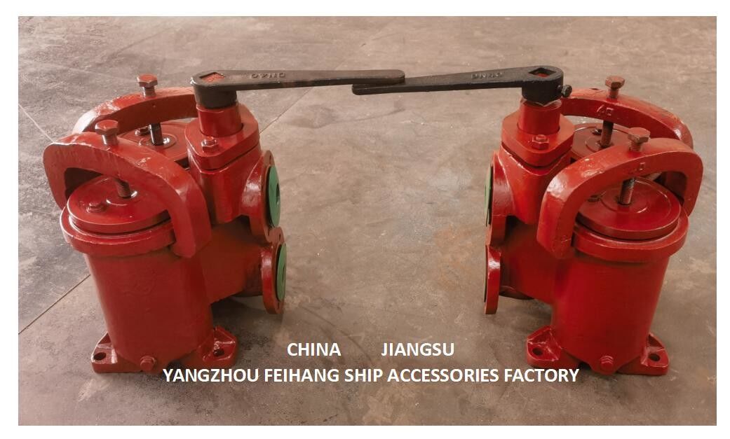 DIPLEX OIL STRAINER ((U-TYPE) JIS 5K-25-100A e piccolo DIPLEX OIL STRAINER ((U-TYPE)