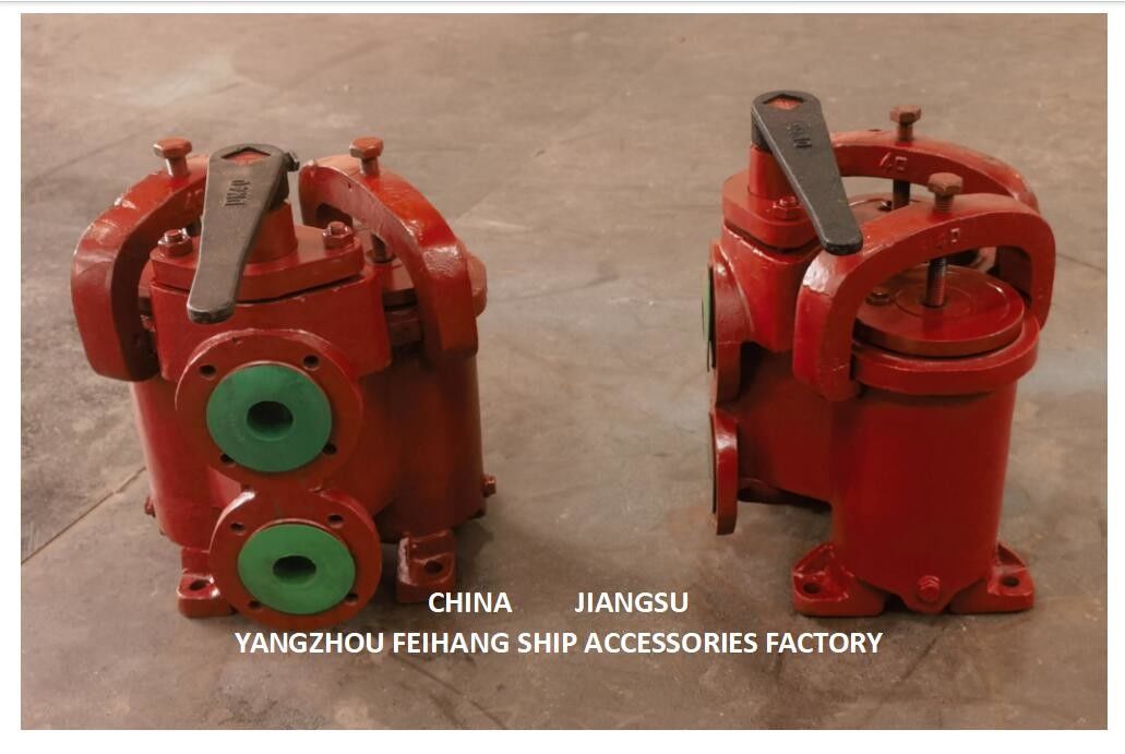 DIPLEX OIL STRAINER ((U-TYPE) JIS 5K-25-100A e piccolo DIPLEX OIL STRAINER ((U-TYPE)