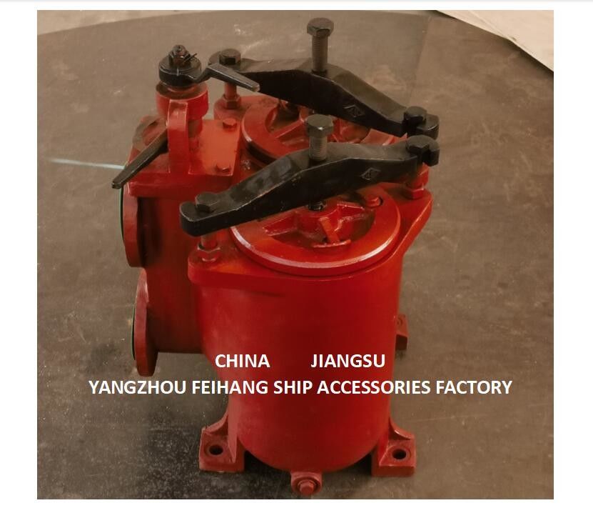 JIS 5K-80A DUPLEX OIL STRAINER ((U-TYPE) & DUPLEX OIL STRAINES MODello 5K-80A JIS F7202