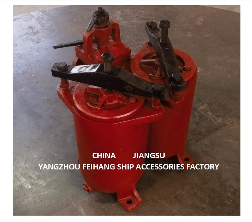JIS 5K-80A DUPLEX OIL STRAINER ((U-TYPE) & DUPLEX OIL STRAINES MODello 5K-80A JIS F7202