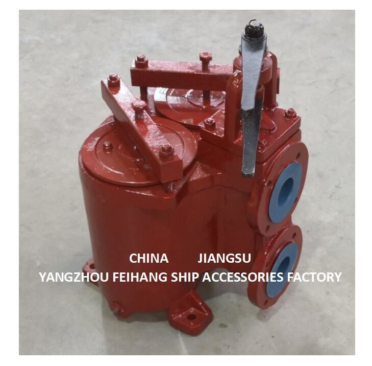 JIS 5K-80A DUPLEX OIL STRAINER ((U-TYPE) & DUPLEX OIL STRAINES MODello 5K-80A JIS F7202