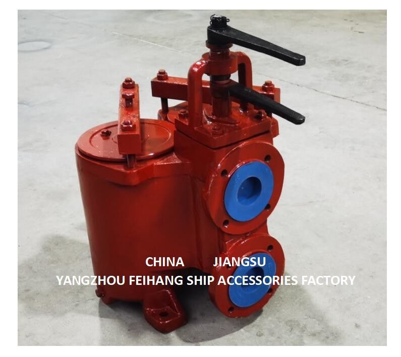 JIS 5K-100A DUPLEX OIL STRAINER ((U-TYPE) & DUPLEX OIL STRAINES MODello 5K-100A JIS F7202