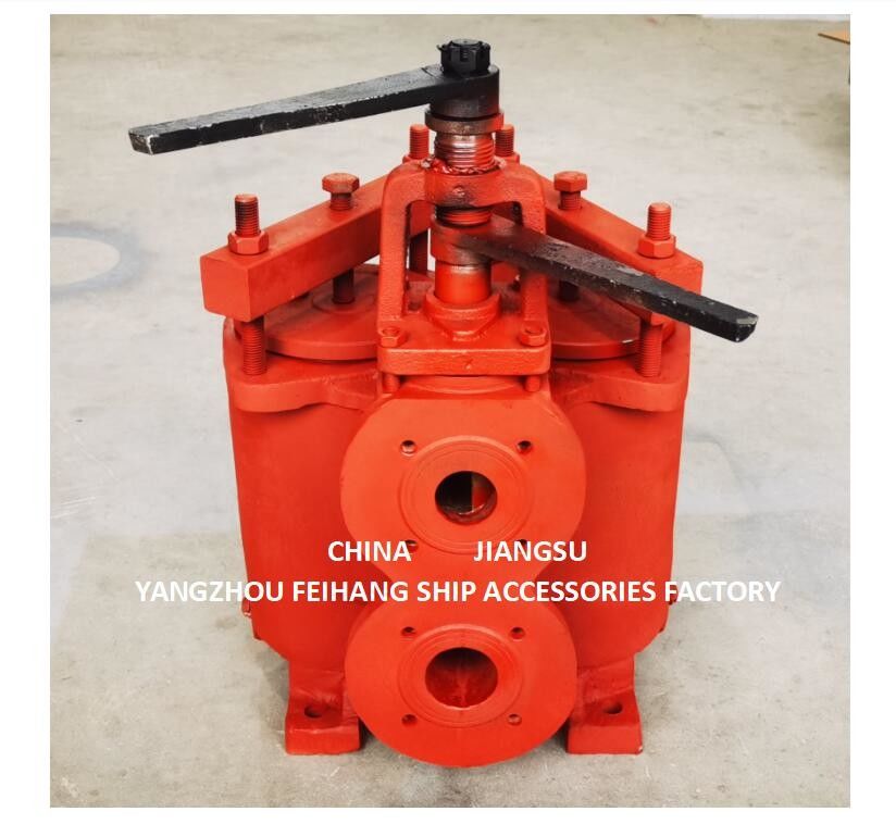 JIS 5K-100A DUPLEX OIL STRAINER ((U-TYPE) & DUPLEX OIL STRAINES MODello 5K-100A JIS F7202