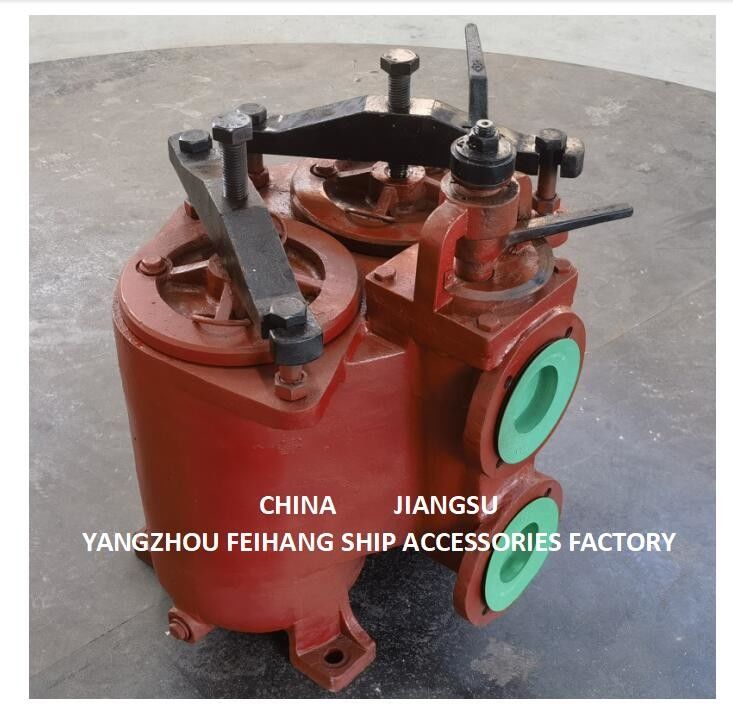 JIS 5K-100A DUPLEX OIL STRAINER ((U-TYPE) & DUPLEX OIL STRAINES MODello 5K-100A JIS F7202