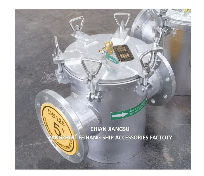 Parametro tecnico per filtri di acqua marina di mare in stampo As125 Cb/T497 Cassa galvanizzata a caldo, filtro in acciaio inossidabile