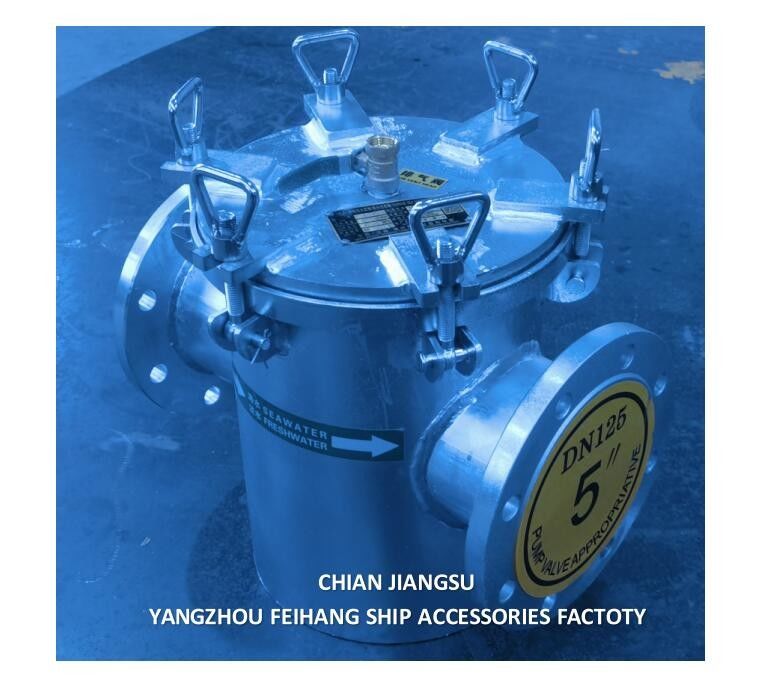 Cina Supper-Marine filtri di acqua di mare Molde AS125 CB/T497 alloggiamento galvanizzato a caldo, filtro in acciaio inossidabile