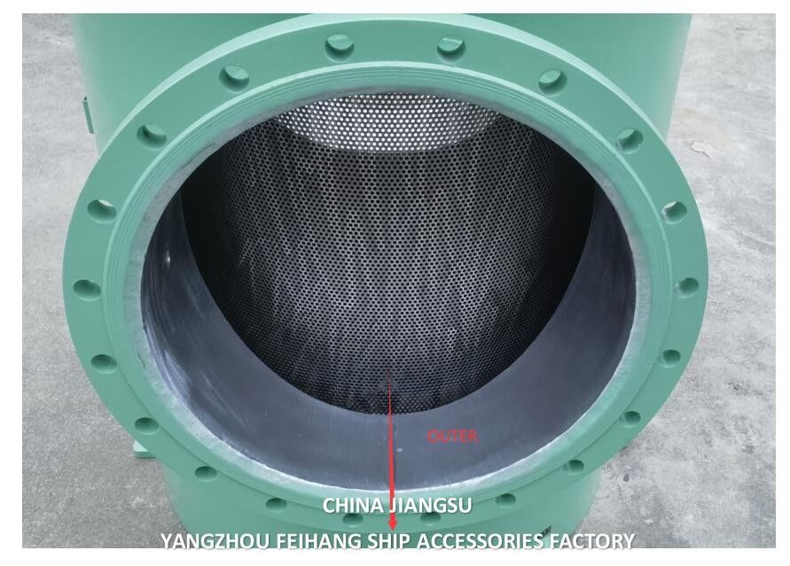 Cina Supper filtri di acqua marina con Mgps Modello As600 Cb/T497 corpo in acciaio al carbonio, cartuccia filtro in acciaio inossidabile
