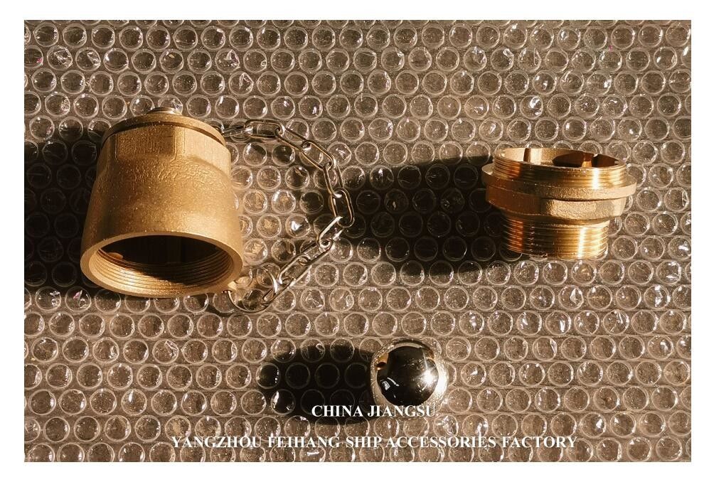 IMPA23339 FH-DN32 Valvola a sfera di scarico Corpo di ottone NPT Copertura di acciaio inossidabile