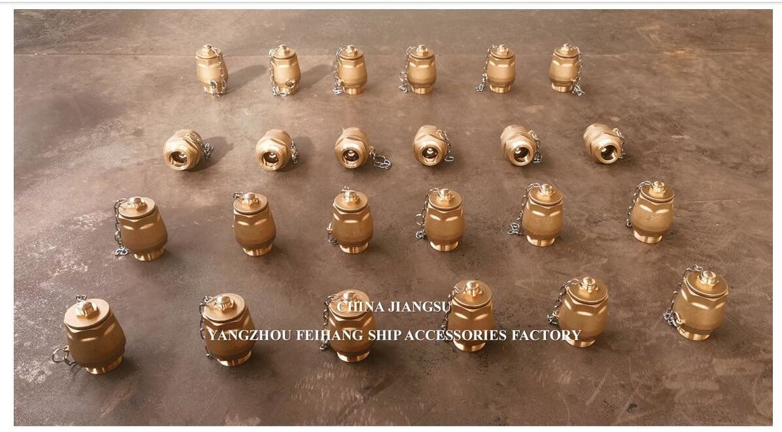 IMPA23339 FH-DN40 Valvola a sfera di scarico Corpo in ottone NPT Copertura in acciaio inossidabile sfera galleggiante